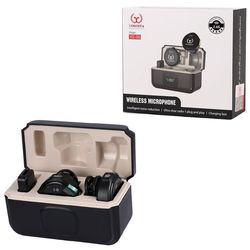 میکروفون یقه ای بی سیم مدل Yoshita YG-06 dual طراحی سکه ای