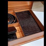 ست هدیه 3 تیکه چرم طبیعی مدل آناویز چرم