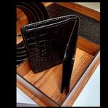 ست هدیه 3 تیکه چرم طبیعی مدل آناویز چرم