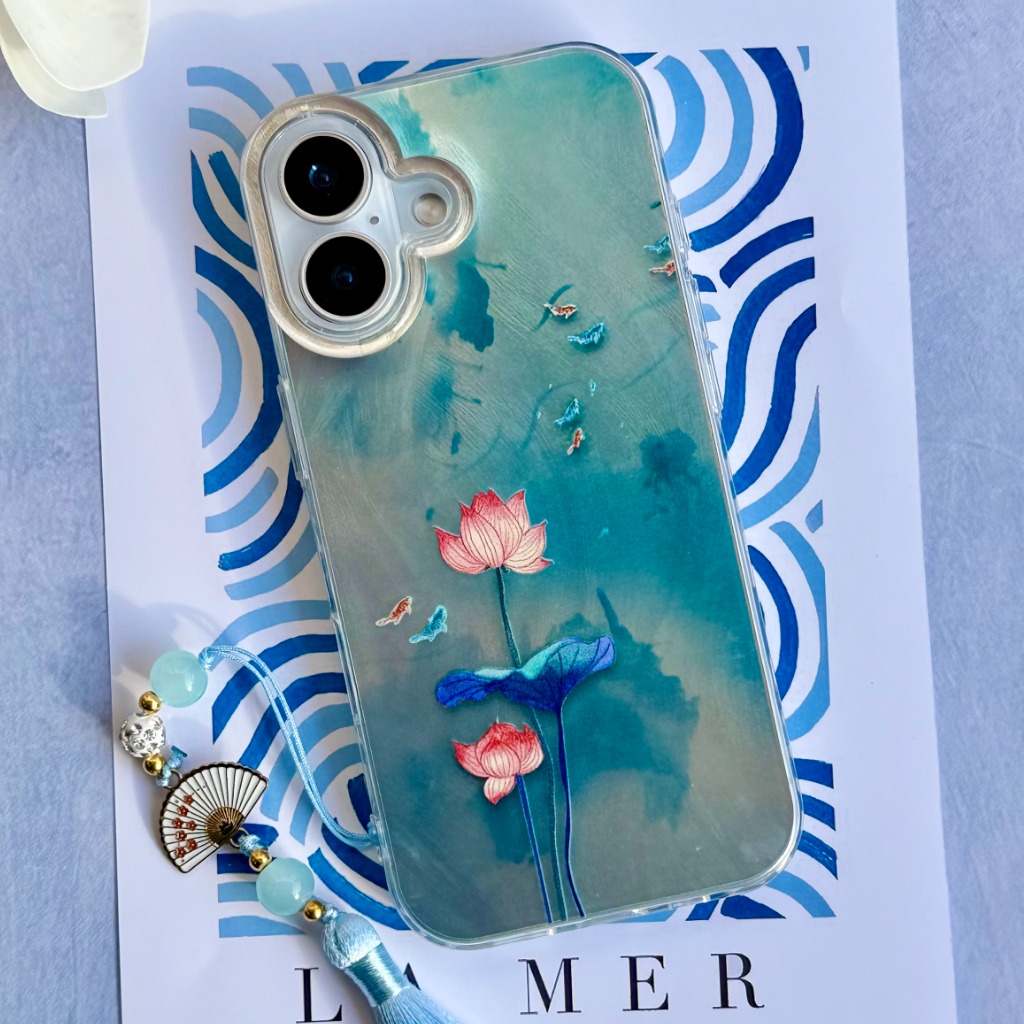 قاب نیلوفر آبی با آویز