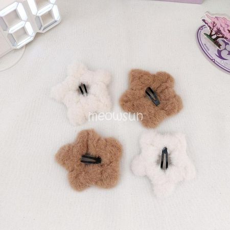 گیره مو ستاره پشمالو پاییزی