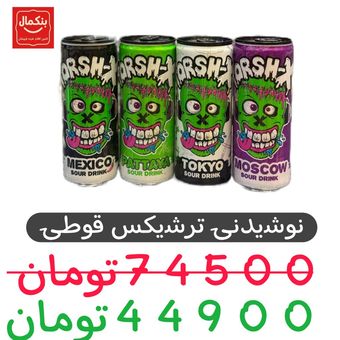 نوشیدنی ترشیکس 250 میل قوطی - 24 عدد