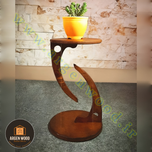 استند گلدان چوبی فانتزی و خاص طرح معلق