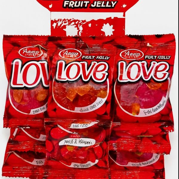 پاستیل قلبی لاو آرسوی 45گرم-استند10عددی