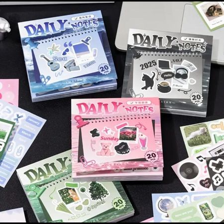 دفترچه استیکری روزانه 20 برگی