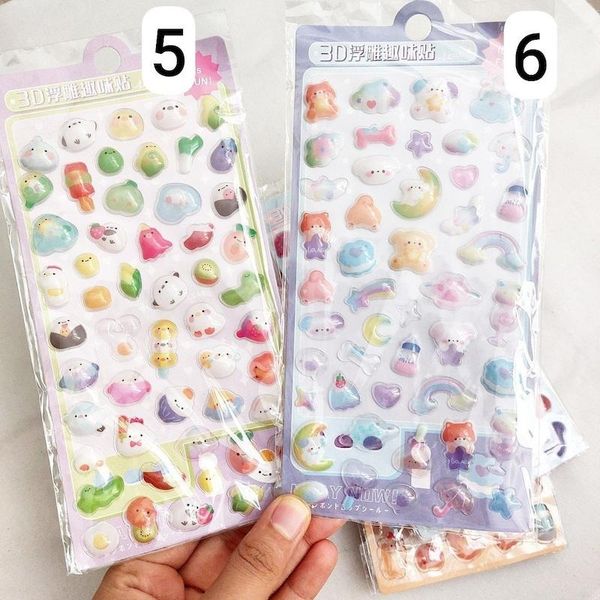 استیکر پفکی سه بعدی