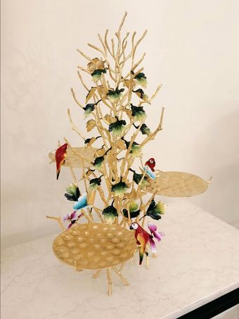 درختی برنجی | مدل پیش دستی