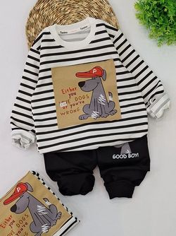 بلوز شلوار راه راه کد 2376