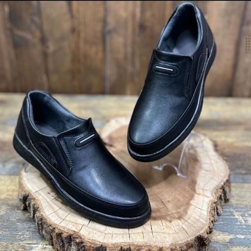 کفش مردانه چرم بیاله مدل جردن دوردوخت طبی و سبک