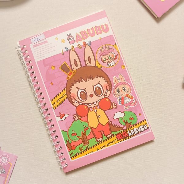 دفتر سیمی لبوبو طرح طلاکوب کد 301