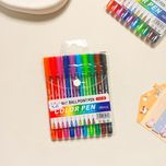 پک خودکار رنگی 10 رنگ شیشه ای