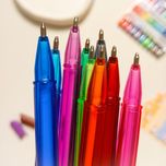 پک خودکار رنگی 10 رنگ شیشه ای