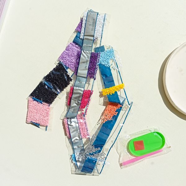 بوم نقاشی الماسی طرح کرومی کد 202