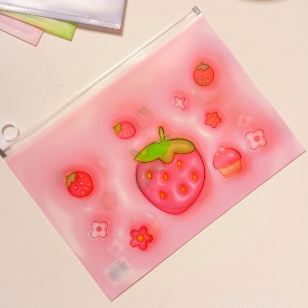 پوشه زیپ دار طرح میوه‌ای