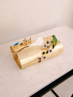 جادستمالی نغمه زرین طوطی برنجی