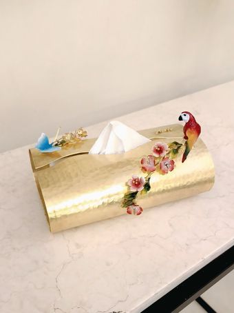 جادستمالی  برنجی | مدل نغمه زرین