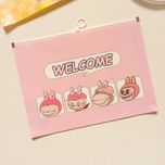 پوشه زیپدار طرح لبوبو چاپ تمام رنگ