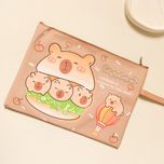 کیف زیپ دار مدل کاپی بارا گیلاسی سایز A4