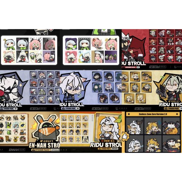 استیکر زنلس زون زیرو ـ پک