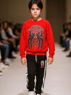 بلوز وشلوار اسپایدرمن کد2380