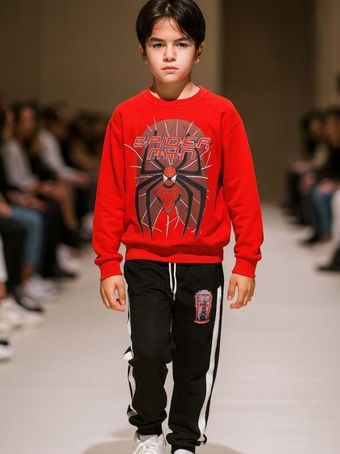 بلوز وشلوار اسپایدرمن کد2380