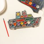 آبرنگ فانتزی طرح کشتی