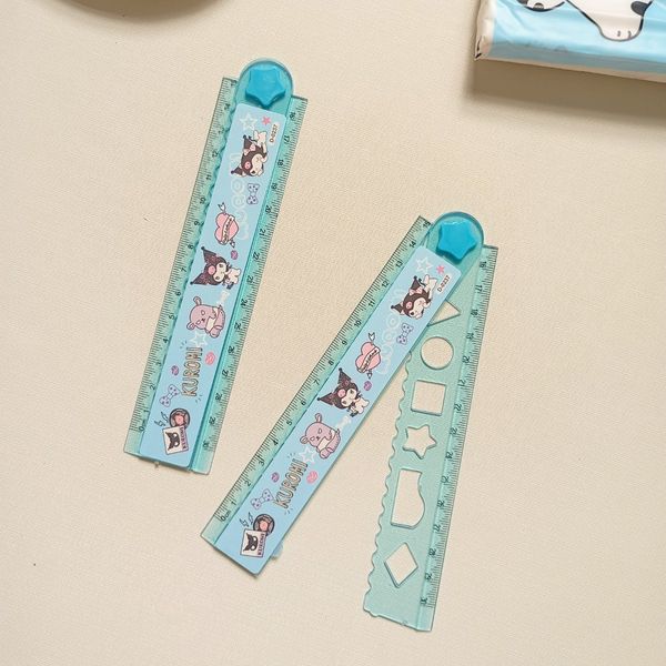 خط کش 30 سانتی تاشو طرح کرومی