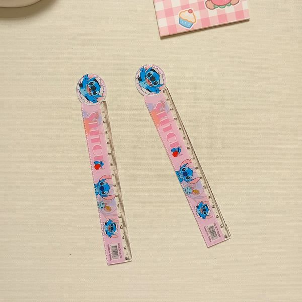 خط کش 15 سانتی طرح استیچ