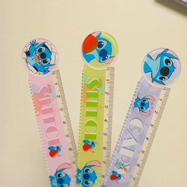 خط کش 15 سانتی طرح استیچ