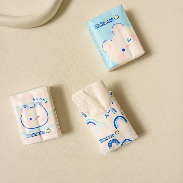 دستمال جیبی فانتزی بسته 8 عددی کد 502