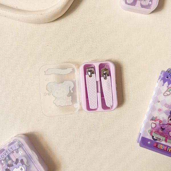 پک ناخن گیر فانتزی جفتی طرح کرومی