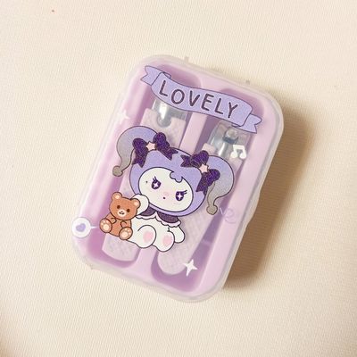 پک ناخن گیر فانتزی جفتی طرح کرومی