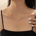 گردنبند ونکلیف استیل رنگ ثابت