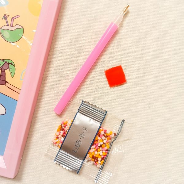 نقاشی الماسی قابدار طرح لبوبو کد 1011