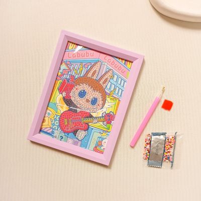 نقاشی الماسی قابدار طرح لبوبو کد 1011