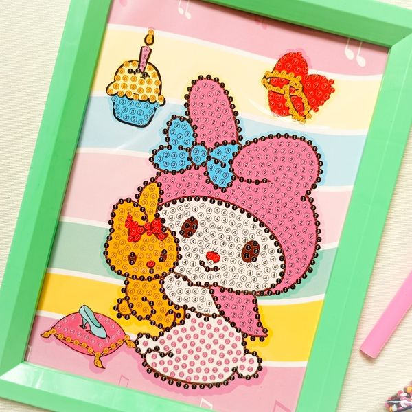 نقاشی الماسی قابدار طرح کرومی کد 2001