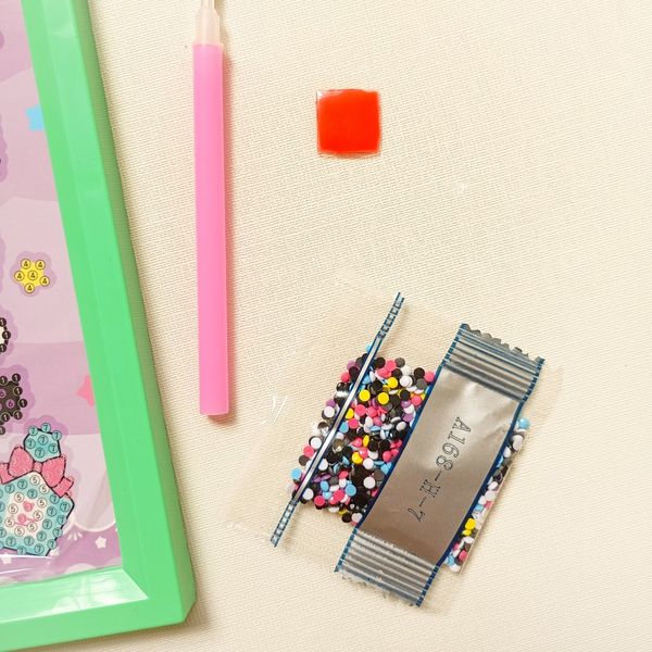 نقاشی الماسی قابدار طرح کرومی کد 2002