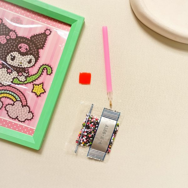 نقاشی الماسی قابدار طرح کرومی کد 2005