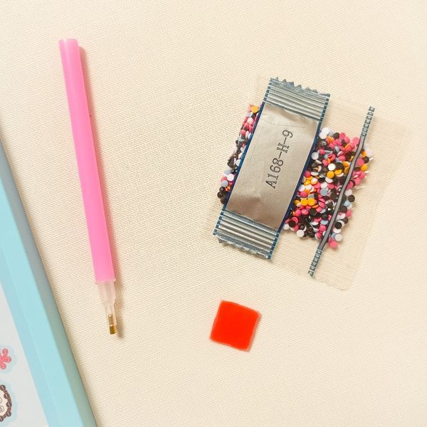 نقاشی الماسی قابدار طرح کرومی کد 2006