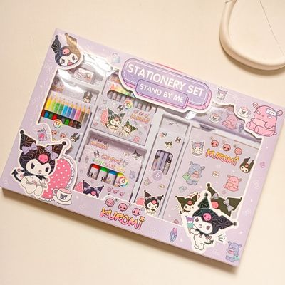 پک لوازم تحریر 10 تکه فانتزی طرح کرومی