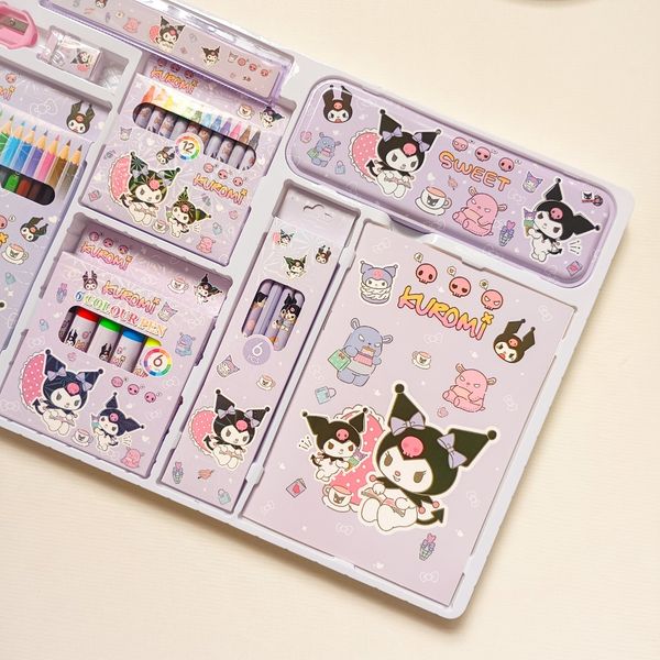 پک لوازم تحریر 10 تکه فانتزی طرح کرومی