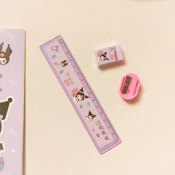 پک لوازم تحریر 10 تکه فانتزی طرح کرومی