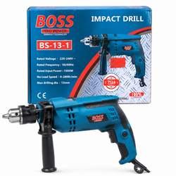 دریل چکشی 13 میلیمتری باس مدل BS-13-1 توان 1500 وات