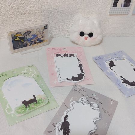 استیکی نوت 30 برگ گربه برند mo card