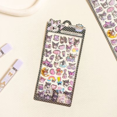 استیکر برجسته طرح کرومی