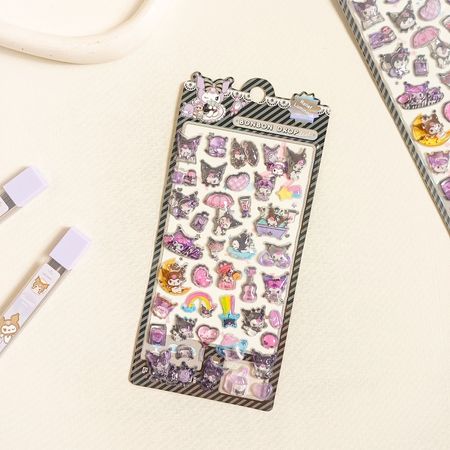 استیکر برجسته طرح کرومی