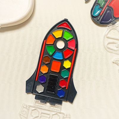 ست آبرنگ فانتزی موشکی