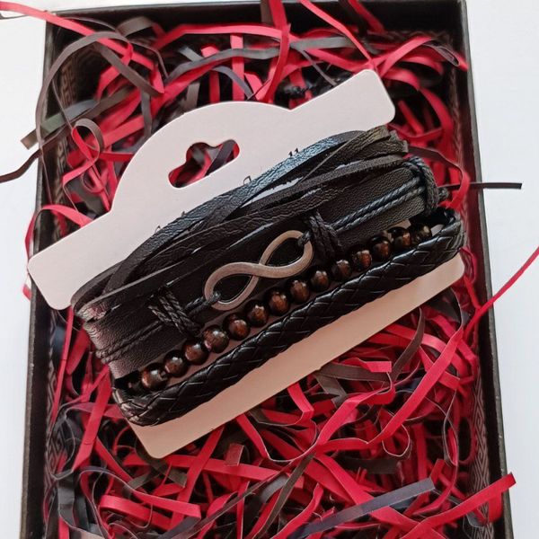 پک دستبند مردانه مدل بی نهایت