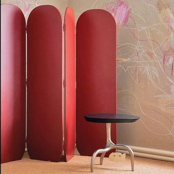 پاراوان رنگی ساده چهارلت