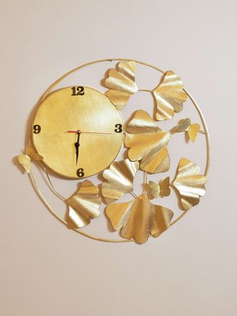 ساعت دیواری برگ نیلوفری
